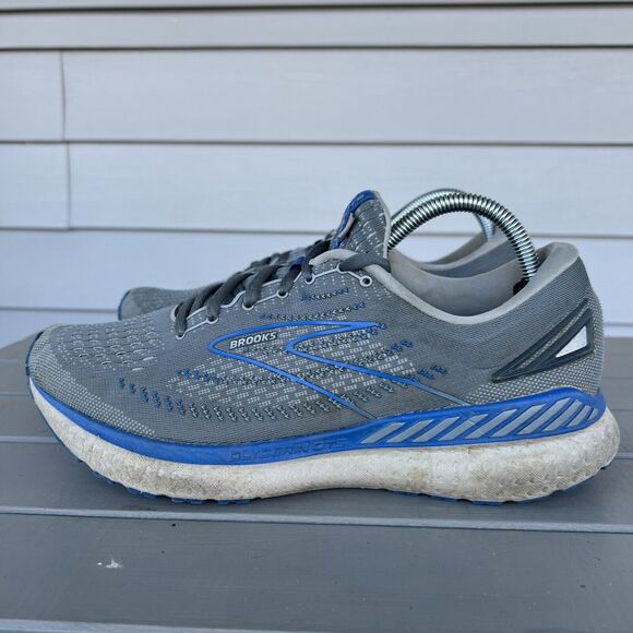 Brooks Glycerin GTS 19 Men's Size 10 2E Wide Gray Running Shoes 1103572E095 - Picture 1 of 8